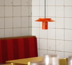 Suspension*Pholc Suspension, Lille 24, , Ø24cm, H12,6cm - rouge orangé