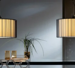 Suspension*Faro Suspension, LINDA, , Ø50cm, H137cm - noir