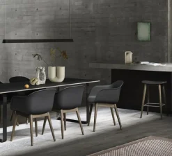 Suspension*Muuto Suspension, Linear, , LED, 3000K, 1880lm, L169,2cm, H5,4cm - noir