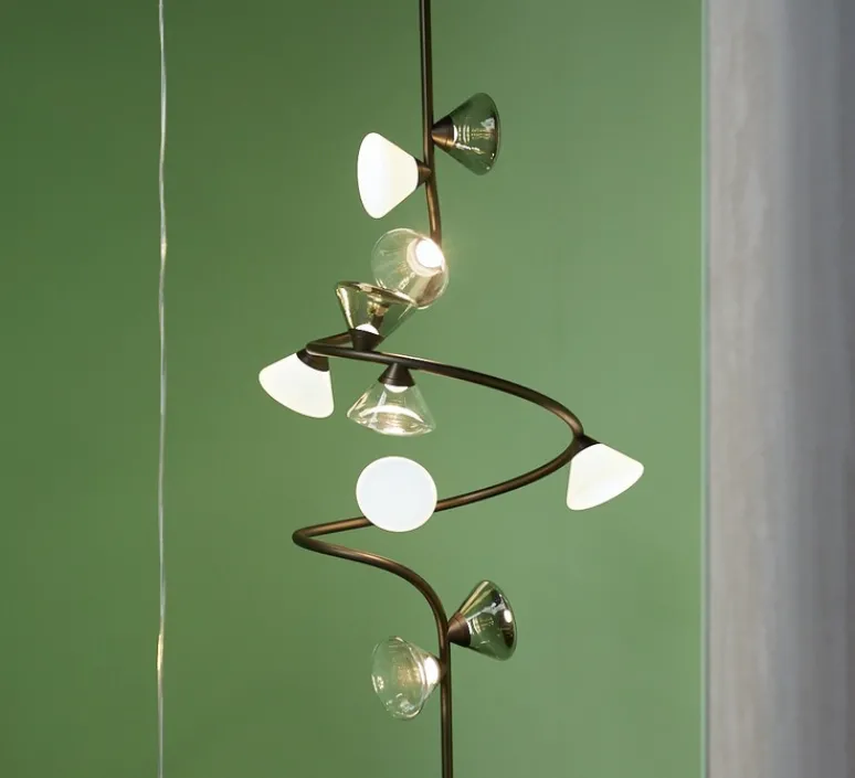 Suspension*Tooy Suspension, Linfa 565.22m, , IP40, LED, dim, 2700K, 3500 lm, Ø56cm, H111cm - titanium