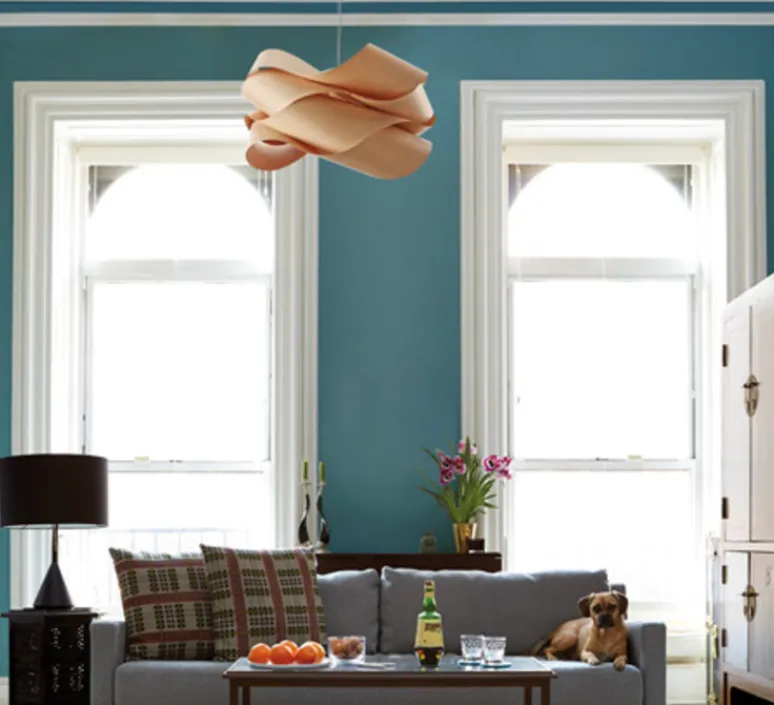 Suspension*LZF Suspension, Link Large, , Ø69cm, H40cm - hêtre naturel