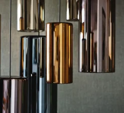 Suspension*Penta Suspension, Lit, Small, , Ø12cm, H26cm - or