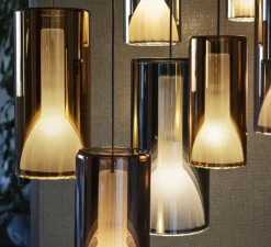 Suspension*Penta Suspension, Lit, Small, , Ø12cm, H26cm - or