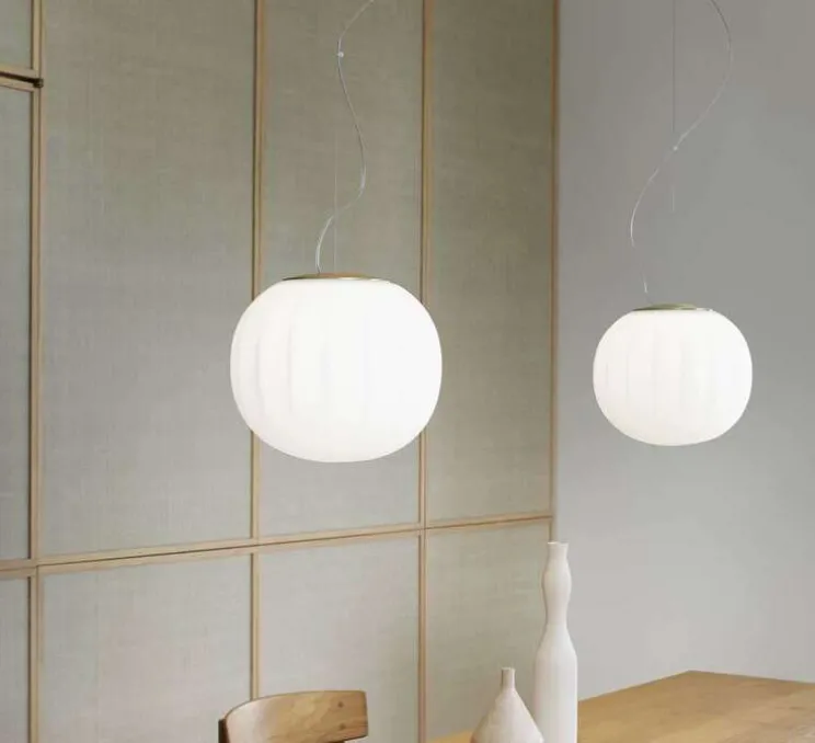 Suspension, Lita, laiton, E27, Ø30cm, H30cm - LUCEPLAN