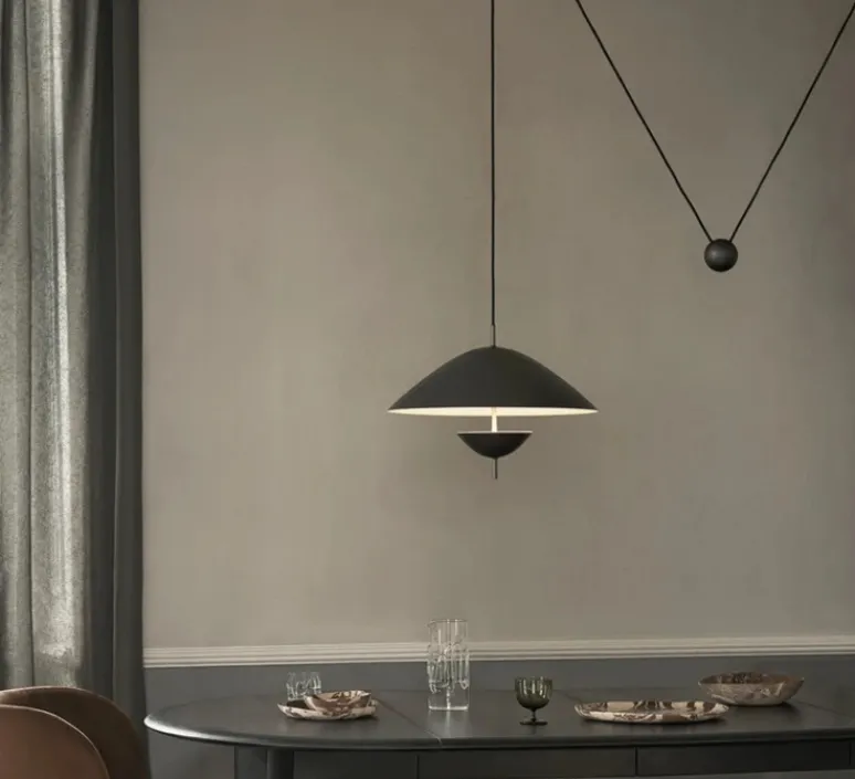 Suspension*Ferm Living Suspension, Lod, , Ø50cm, H34,6cm - noir