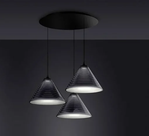Suspension*Artemide Suspension, Look at Me, , Ø35cm, H46,5cm - transparent, noir