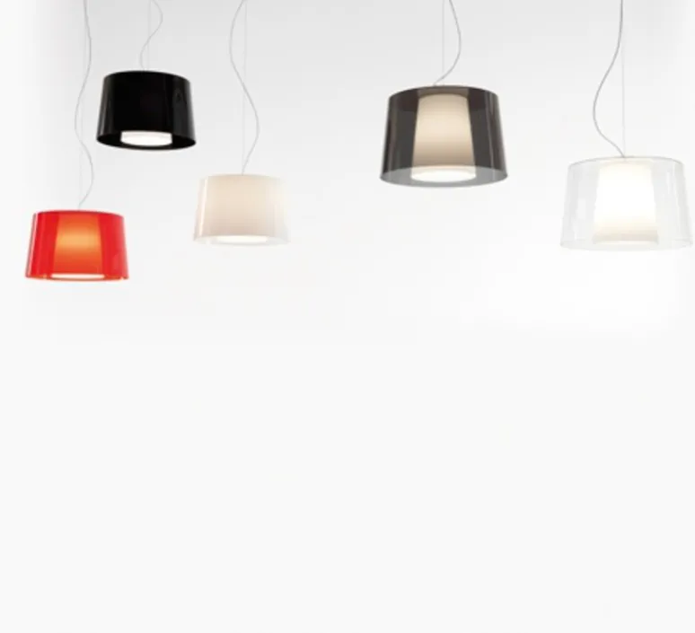 Suspension*Pedrali Suspension, L001S, , Ø52cm, H35cm - blanc fumé