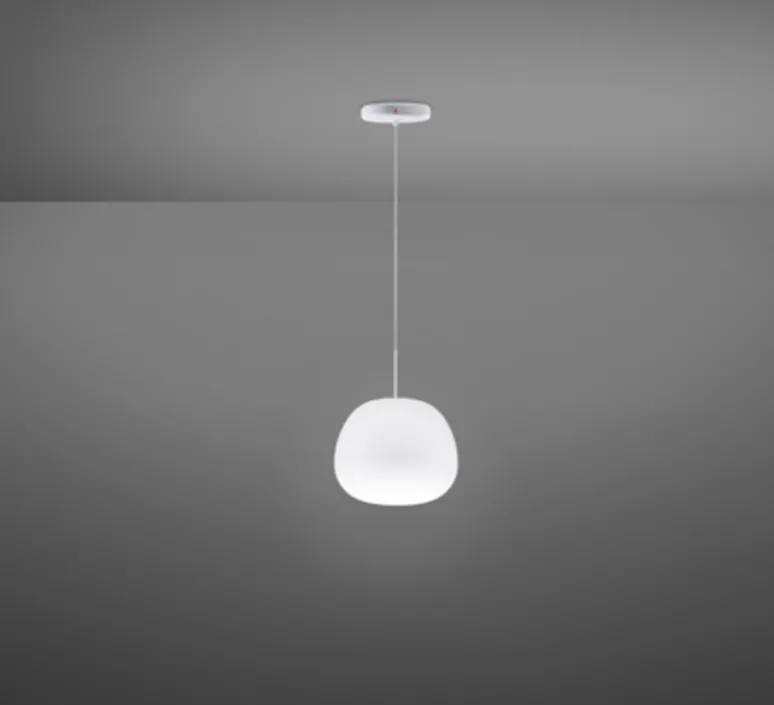Suspension*Fabbian suspension, LUMI, , Ø20cm, H17cm - blanc