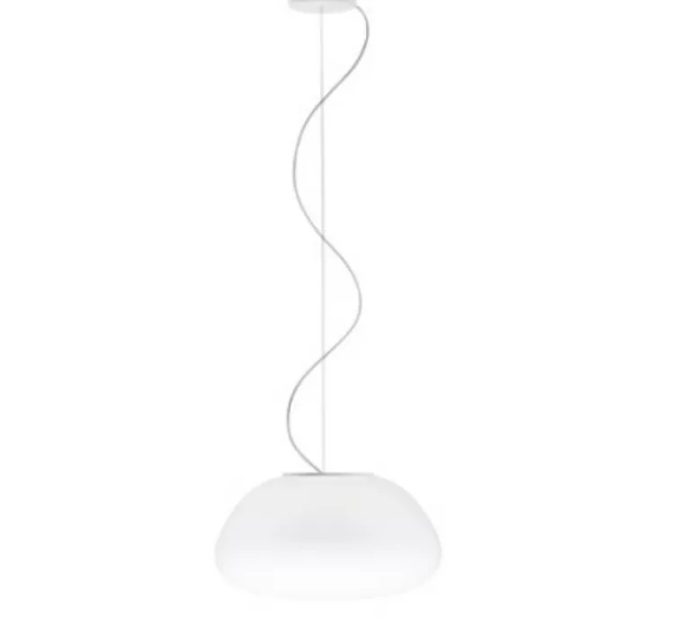 Suspension*Fabbian Suspension, Lumi Poga , , Ø42cm, H200cm - blanc
