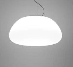 Suspension, Lumi_Poga, blanc, 3000K, Ø42cm, H22cm - FABBIAN