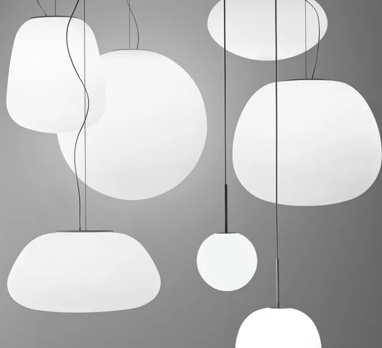 Suspension*Fabbian Suspension, Lumi_Sfera, , 3000K, Ø35cm, H33cm - blanc