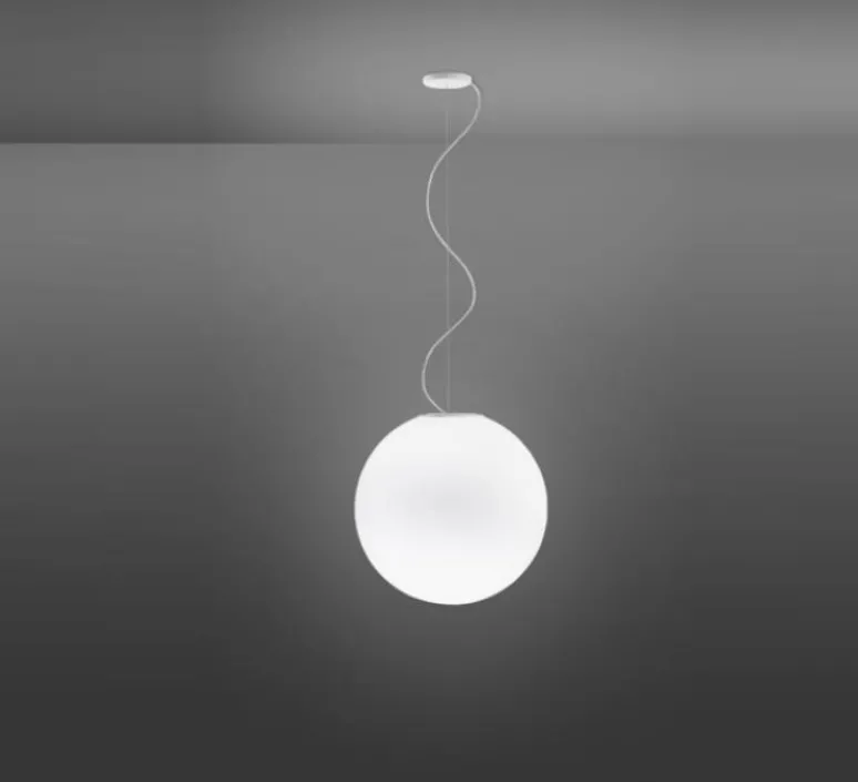 Suspension*Fabbian Suspension, Lumi Sfera, , Ø50cm, H49cm - blanc