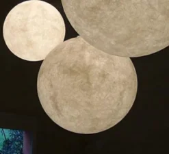 Suspension, Luna 2, blanc, ø50cm, cm - In-es.artdesign