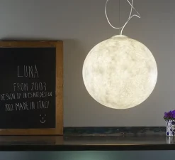 Suspension, Luna 2, blanc, ø50cm, cm - In-es.artdesign