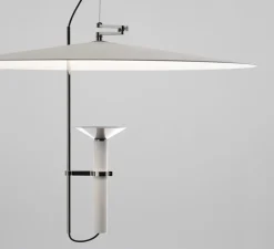 Suspension*Stilnovo Suspension, Luna, , LED, dim, 3000K, 3015 lm, Ø65cm, H43,6cm - blanc, chrome