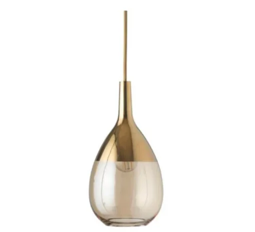 Suspension, Lute S, or fumé, Ø14cm, H27cm - Ebb and Flow