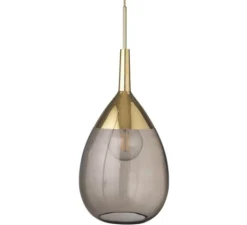 Suspension*Ebb and Flow Suspension, Lute XL, , Ø31cm, H70cm - Marron chataîgne