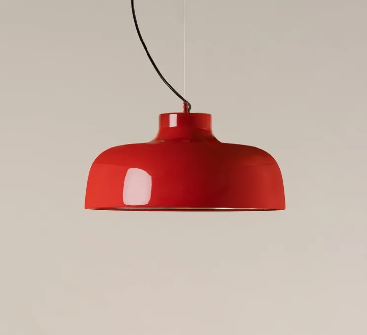 Suspension, M68, rouge glossy, Ø46cm, H22cm - Santa & Cole