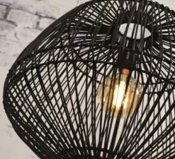 Suspension*Good&Mojo Suspension, Madagascar, , Ø50cm, H50cm - rotin noir