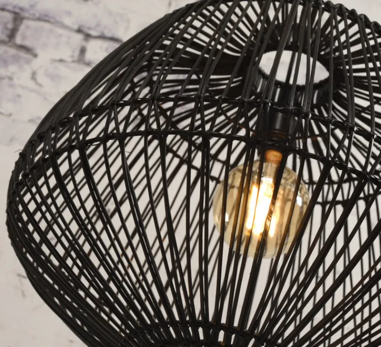 Suspension*Good&Mojo Suspension, Madagascar, , Ø50cm, H50cm - rotin noir