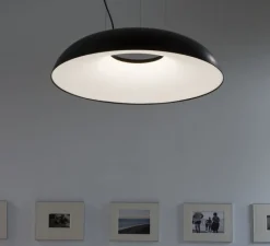 Suspension*Martinelli Luce Suspension, Maggiolone, , LED, dim, 2700K, 3200 lm, Ø60cm, H12cm - noir