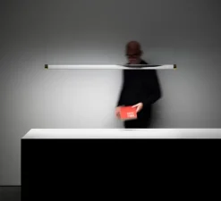 Suspension, Magia, or poli, LED, dim, 3000K, 1312 lm, L140cm, H5,7cm - Davide Groppi