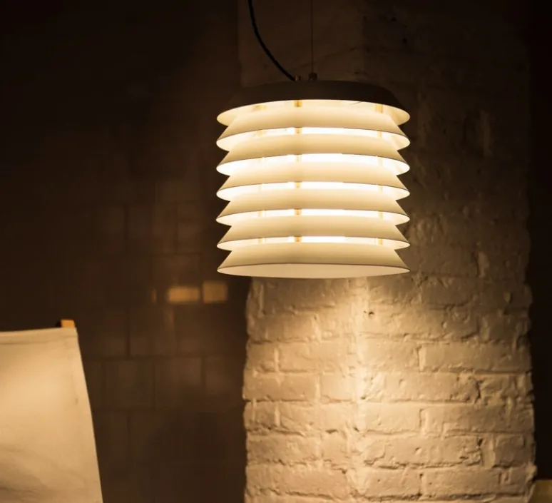 Suspension*Santa & Cole Suspension, Maija 30, , LED, dim, 2700K, 329 lm, Ø30cm, H28cm - blanc mat