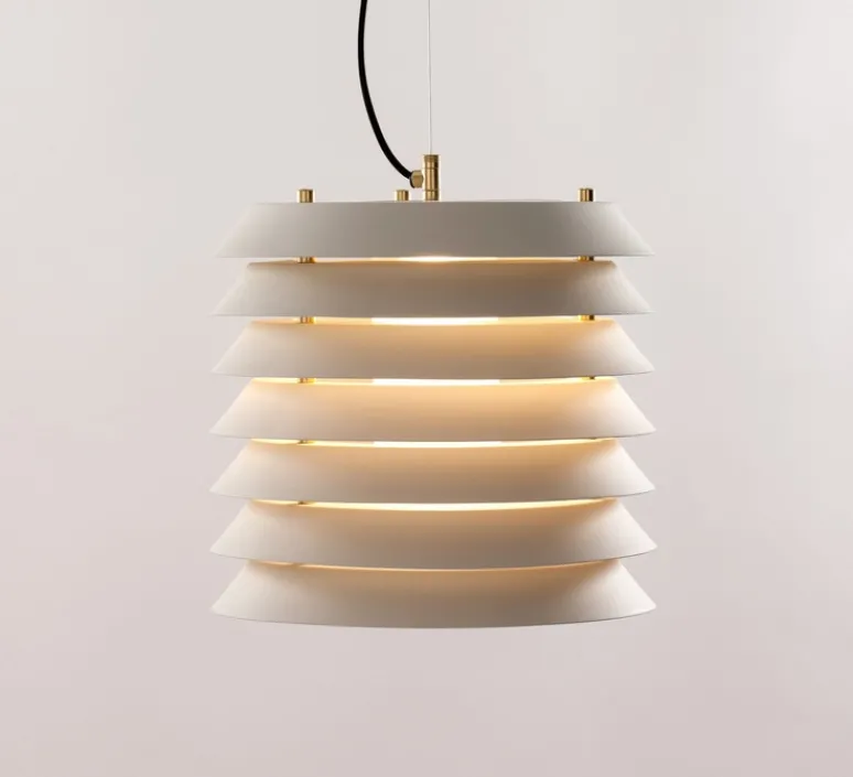 Suspension*Santa & Cole Suspension, Maija 30, , LED, dim, 2700K, 329 lm, Ø30cm, H28cm - blanc mat