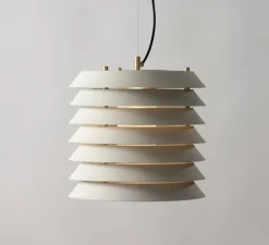 Suspension*Santa & Cole Suspension, Maija 30, , LED, dim, 2700K, 329 lm, Ø30cm, H28cm - blanc mat