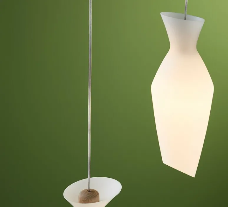 Suspension*Fabbian Suspension, Malvasia, , LED, Ø15cm, H41,5cm - blanc