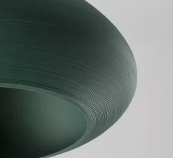 Suspension*Faro Suspension, Mar H260, , Ø46,1cm, H26cm - vert émeraude