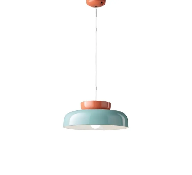 Suspension*Ferroluce Suspension, Maracana C2745, , Ø37cm, H15cm - bleu, orange