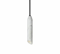 Suspension*Design by us Suspension, Marble Art, , Ø5cm, H55cm - Blanc Carrara