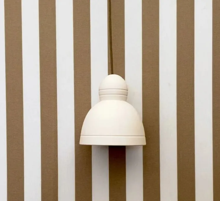 Suspension, Marius, Blanc mat, Ø17cm, H20cm - Oustao