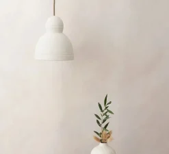 Suspension, Marius, Blanc mat, Ø17cm, H20cm - Oustao