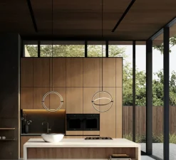 Suspension*101 Copenhagen Suspension, Maru Big, , LED, dim, 2400K, lm, L41cm, H51cm - noir brûlé