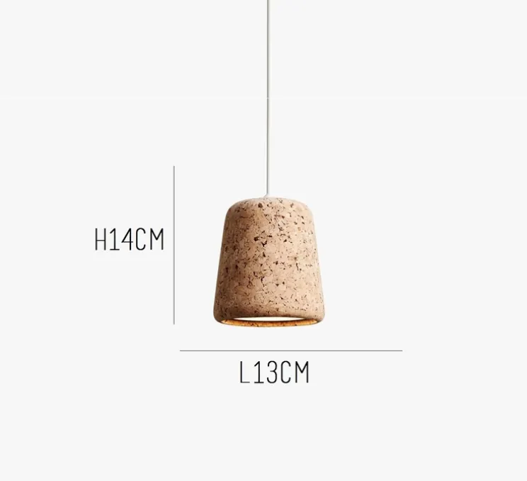 Suspension, Material, Natural Cork, liège, Ø13cm, H14cm - New Works