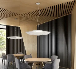 Suspension, Mediterrània S/105/02, blanc, LED, 2700K, 2064lm, Ø105cm, H15,7cm - Bover