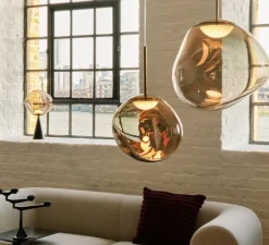 Suspension*Tom Dixon Suspension, Melt, , LED, dim, 3000k, 800 lm, Ø50cm, H50cm - bronze