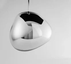 Suspension, Melt, chrome argent, LED, dim, 3000k, 800 lm, Ø50cm, H50cm - Tom Dixon