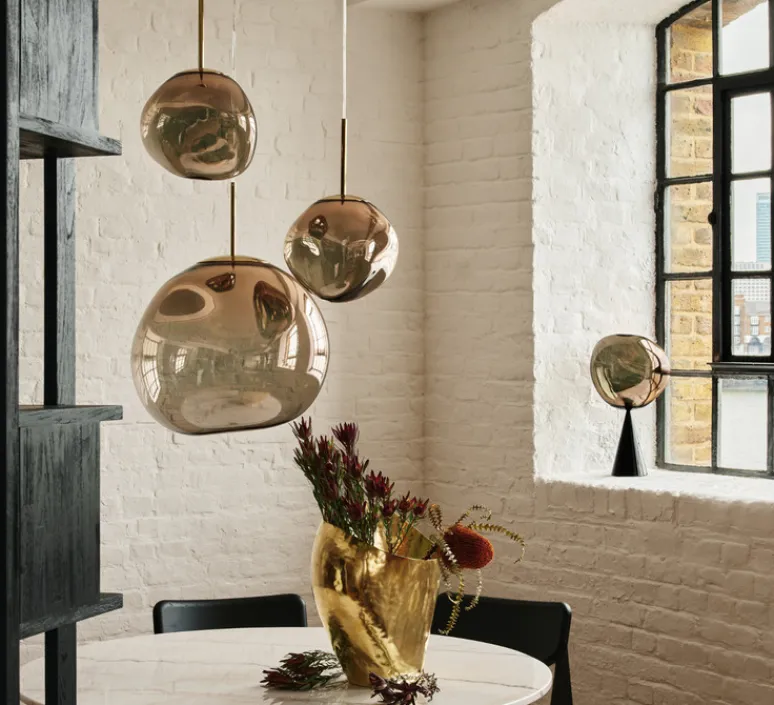 Suspension*Tom Dixon Suspension, Melt Mini, , LED, dim, 3000K, 800lm, Ø28cm, H27cm - bronze
