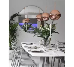 Suspension, Melt Mini, cuivre, LED, 3000K, 800lm, Ø28cm, H27cm - Tom Dixon