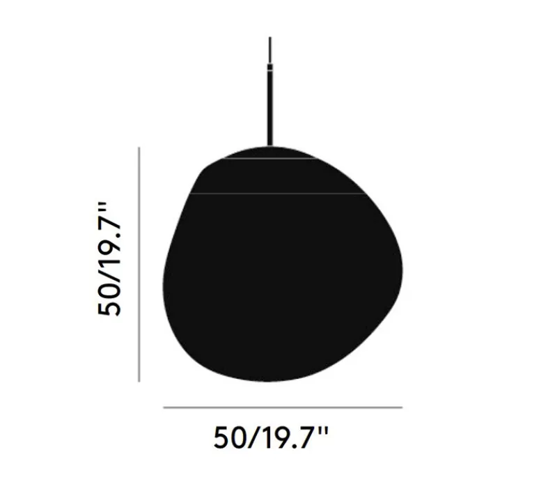 Suspension*Tom Dixon Suspension, Melt, , LED, 3000K, 800lm, Ø50cm, H50cm - or