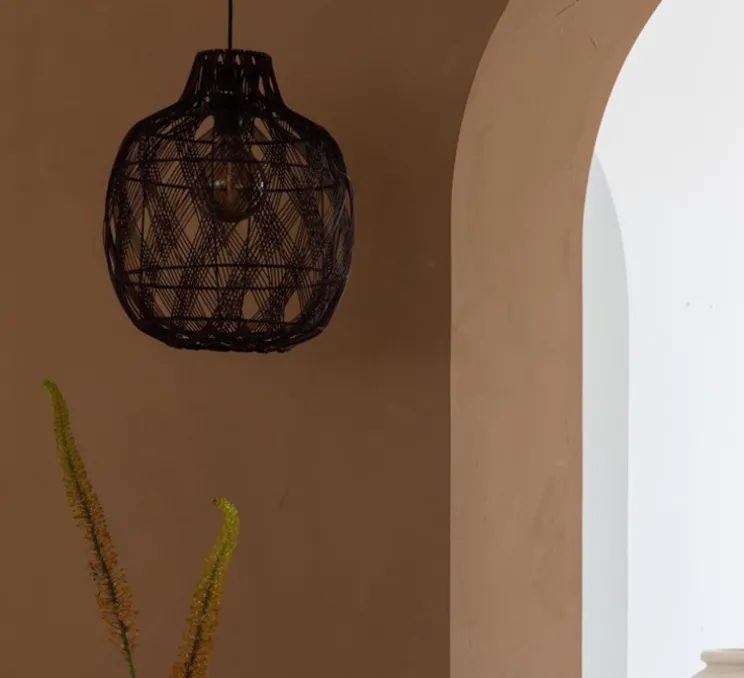 Suspension, Mendoza L, burgundy, Ø40cm, H53cm - Good&Mojo