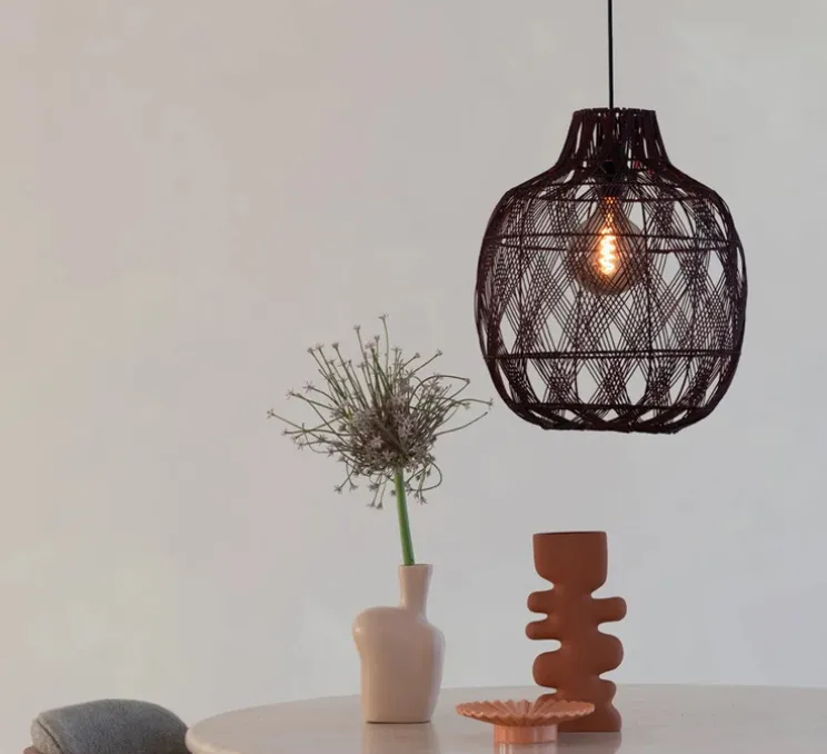 Suspension, Mendoza L, burgundy, Ø40cm, H53cm - Good&Mojo