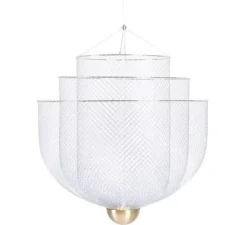 Suspension*Moooi Suspension, Meshmatics Small, , 2700K, 665lm, Ø58cm, H58cm - gris