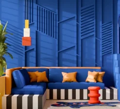 Suspension*Ferroluce Suspension, Metra C2830, , L22cm, H66cm - rouge, blanc, jaune