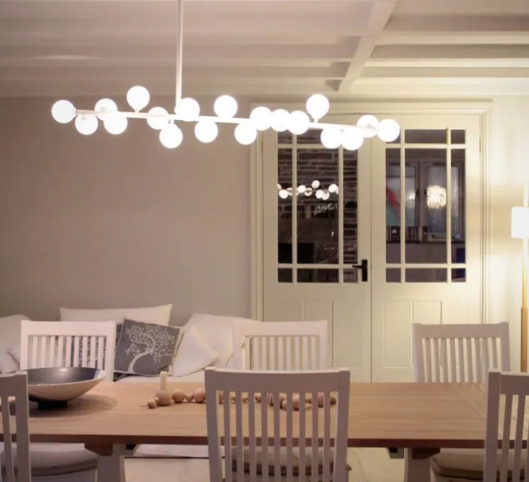 Suspension, Mimosa, blanc, L126cm, H50cm - Atelier Areti