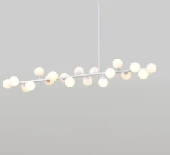 Suspension, Mimosa, blanc, L126cm, H50cm - Atelier Areti