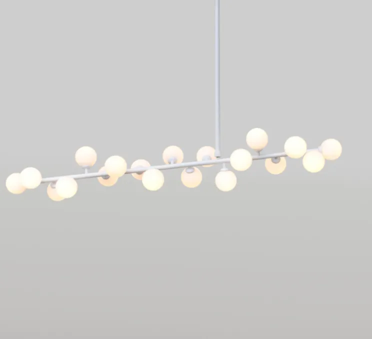 Suspension, Mimosa, blanc, L126cm, H50cm - Atelier Areti